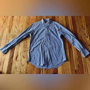 Ralph Lauren  Men's Long Sleeve Plaid Button‎ Down Shirt M Cotton